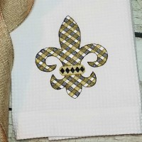 Mardi Gras Fleur de Lis Machine Embroidery Design